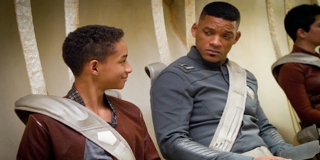 Jaden Smith, left, and WIll Smith star in Columbia Pictures' "After Earth."